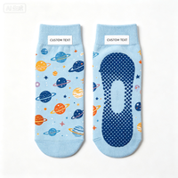 Chaussettes de Pilates tricotées respirantes et antidérapantes personnalisées avec logo sur le revers inférieur – Collection Printemps