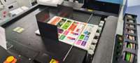 Máquina cortadora de pegatinas digitales de PVC, trazador de corte plano, máquina cortadora de vinilo FRONT 6090