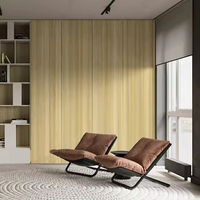 Prêt à expédier : Panneau mural stratifié en bois massif anti-déformation à grain de bois pour la décoration murale de salon domestique