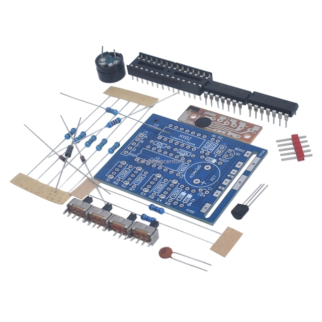 Customizable Sixteen Sounds Mechanical Music Box Kit for Kids Simple DIY Electronics Project Educational Kit