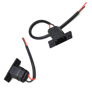 Su misura in PVC nero guaina filo acqua/presa di corrente a iniezione grande spina di ricarica elettrica tre cablaggio elettrico - Product Image 4