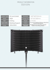 Carcasas TEYUN H3 <span class=keywords><strong>de</strong></span> tres puertas, cubierta <span class=keywords><strong>de</strong></span> sonido <span class=keywords><strong>de</strong></span> alta densidad, absorción <span class=keywords><strong>de</strong></span> sonido, <span class=keywords><strong>placa</strong></span> <span class=keywords><strong>de</strong></span> ruido <span class=keywords><strong>de</strong></span> algodón, disparos <span class=keywords><strong>de</strong></span> ruido, pantalla a prueba <span class=keywords><strong>de</strong></span> viento - Product Image 2