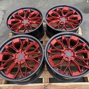 ล้อคาร์บอนไฟเบอร์ฟอร์จสั่งทำพิเศษ ขนาด 19 20 21 22 23 24 26 นิ้ว 5x112 5x114.3 5x120 สีแดง น้ำหนักเบา ประสิทธิภาพสูง - Product Image 4