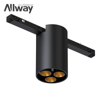 Sistema de Iluminación LED Magnético Ajustable Dali Zigbee, Regulable, de Alta Calidad, en Blanco y Negro, para Rieles, Personalizable