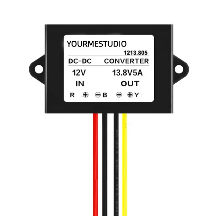 DC/DC 컨버터 9V 10V 11V 12V 스텝 최대 13.8V 5A 69W 부스트 전원 공급 장치 모듈 9V-12VDC ~ 13.8VDC 자동차 전원 인버터