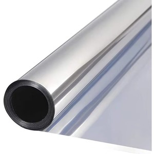 Película de Vidrio Unidireccional Reflectante Plateada de Buena Calidad, Material PET, Protección UV, Aislamiento Térmico Solar, Protección de Privacidad - Product Image 1