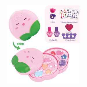 Nouvel arrivage de cadeaux d'anniversaire belle ombre à paupières organique vernis à ongles en plastique enfants forme de fruits <span class=keywords><strong>maquillage</strong></span> <span class=keywords><strong>jouet</strong></span> pour les filles - Product Image 4