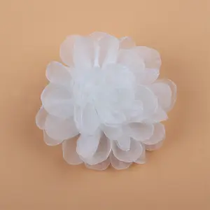 2024 9cm Chinese factory headbands wrist flower hand corsage wedding corsages and boutonnieres star sky yarn burn edge flowers