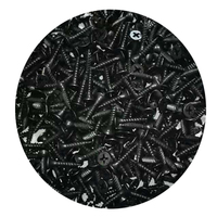 Professionele zwarte fosfaterende gipsplaatschroeven met fijne draad en trompetkop voor metalen stud-frames en plafondmontage