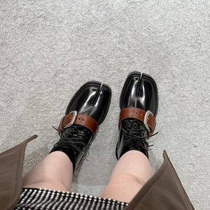 Bottines Chelsea courtes en cuir véritable noir 2025, confortables, style rétro, simplicité, rehaussantes, souples, à bout fendu - Product Image 2