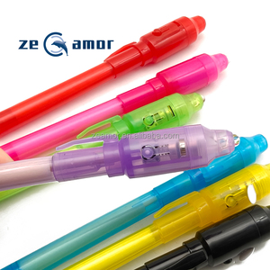 Zeamor Bán Buôn Bí Mật Tin Nhắn Ẩn Vô Hình Mực Ma Thuật Bút Tiền Kiểm Tra UV Ánh Sáng Gián Điệp Bút Cho Các Trường Học Và Văn Phòng - Product Image 3