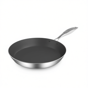 Sartén de Acero Inoxidable DB de 26 cm, Interior de Cerámica Antiadherente, Apta para Inducción, Diseño Moderno - Product Image 1