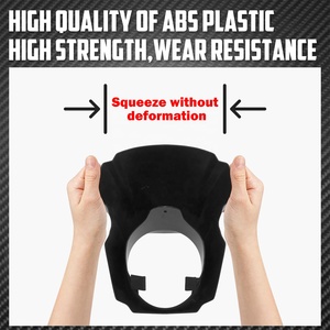 Xe máy Đèn pha fairing Bìa kính chắn gió phía trước màu đen sống động cho <span class=keywords><strong>Harley</strong></span> Softail Breakout 2018-2023 - Product Image 3