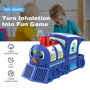 Niedlicher Cartoon Blauer Zug-Inhalator für Kinder mit Hocheffizienz-Feinnebelkompressor und Kabelaufbewahrung - Product Image 6