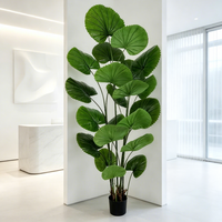 Immergrüne Hochzeitsblumenarrangements Künstliche Palme Kunstpflanze Büro- und Heimdekoration Accessoires Babyparty-Dekoration