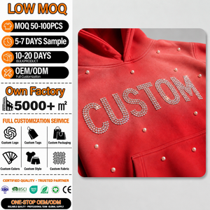 Sudadera con Capucha Extra Grande Personalizada para Hombre, 100% Algodón, Felpa Francesa, con Estampado y Bolsillo Delantero, Estilo Casual Urbano para Otoño - Product Image 2