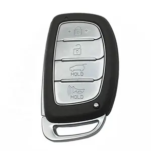 4 Knop Afstandsbediening Auto Smart Key Shell Case Fob Voor Hyundai Tucson IX25 IX35 Elantra