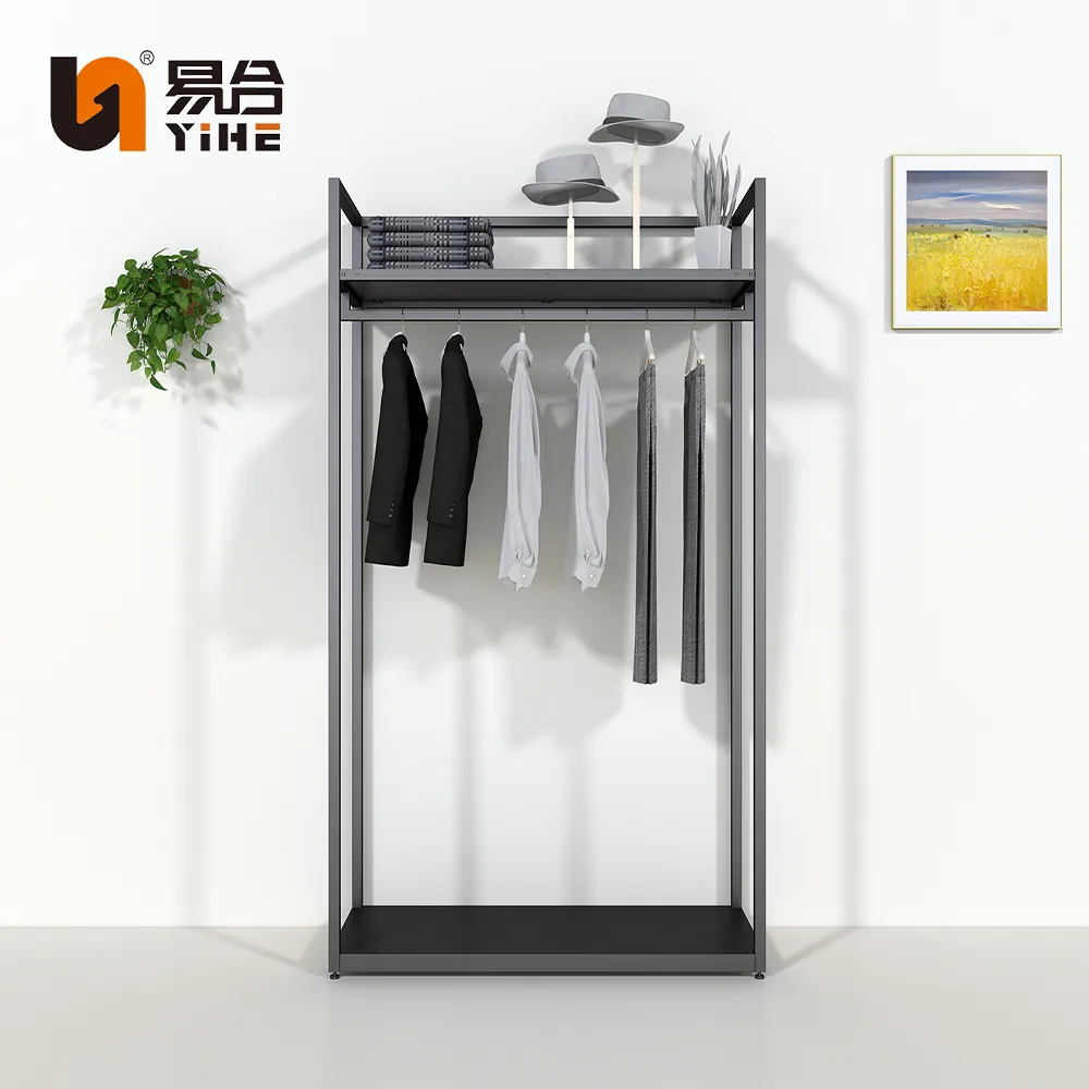 Luxury Clothing Store Display Stands Store Garment Clothing Racks Display Clothes Rack For Clothing Store
