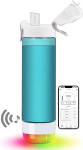 充電式ウォーターライトとサウンドウォーターインテークトラッカーを飲むリマインダー付きスマートウォーターボトル - Product Image 2