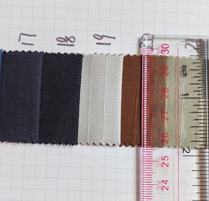 Sẵn Sàng Trong Kho Nặng Trọng Lượng 100% Cotton Poplin Kiểm Tra Phản Ứng Nhuộm Vải Jacquard 270gsm 7Mm Ripstop Rắn Hàng Hóa Quần Vải - Product Image 4