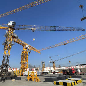 Grue à tour auto-érectile DAHAN 10 tonnes à plateau plat QTZ125(6015) avec moteur PLC, hauteur maximale 200 m, couple de levage nominal 125 t.m - Product Image 3