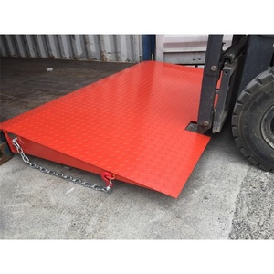 Đường Dốc Thùng Chứa Công Suất 6000Kg Tấm Đế Thép Chịu Lực Nặng Bảng Dock Màu Đỏ Với Giá Tốt Nhất - Product Image 1
