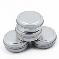 Mini petite boîte ronde en fer Boîte cosmétique en fer Petites boîtes rondes en métal universelles