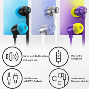 G333 Original 100% <b>Gaming</b> Earphones with Dual Audio Drivers, In-line and Volume <b>Control</b> In-ears Headphone G333 G333 - Product Image 3