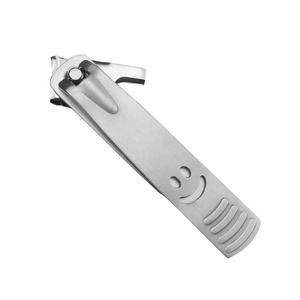 Cortauñas giratorios creativos, diseño de cara sonriente, cortauñas giratorios de 360 grados, cortauñas domésticos de acero inoxidable. - Product Image 5