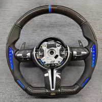 Volant de direction LED sport avec couleur personnalisée pour véhicules F10/F30/F31/F32/F20/E92/E60/X6/E71/X5/E70/M3/M4/M6