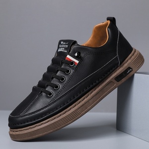 Chaussures décontractées tendance pour hommes 2025 – Nouveauté explosive – Baskets d'affaires en PU artificiel – Été – Imperméables – Bande élastique – Bout souple en caoutchouc - Product Image 6
