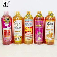 Gel douche AHA blanchissant ZE corrige la peau terne GEL au curcuma DOUCHE Anti-vergiforme bulles hydratant pour la peau