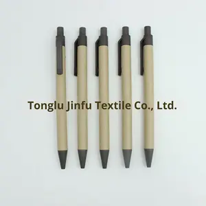 Stylo en papier de blé écologique biodégradable de style nordique, cadeau d'affaires pour le bureau, tube en papier <span class=keywords><strong>portugais</strong></span> - Product Image 2