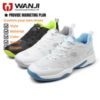 Chaussures de tennis et de pickleball en gros pour hommes et femmes, basses, à semelle épaisse, respirantes, en maille, pour le court, décontractées, directement de l'usine
