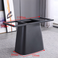 Base de table ronde en marbre/roche, style nordique, pied en acier inoxydable, vente en gros directe d'usine