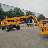 Nacelle élévatrice articulée tractée de 16 m, montée sur remorque, entraînée par tracteur, pour la récolte des cerises