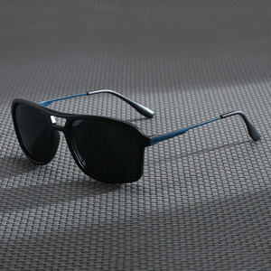 Gafas de Sol Polarizadas 2026, Gafas de Sol de Lujo <span class=keywords><strong>para</strong></span> <span class=keywords><strong>Hombre</strong></span>, Montura Grande, Protección UV, Doble Viga, Metálicas - Product Image 4