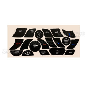 Autocollant de réparation de bouton de climatisation pour Chrysler 200 2014 2015 2016 2017, autocollant de réparation de bouton, décoration, nouveaux autocollants de voiture - Product Image 2