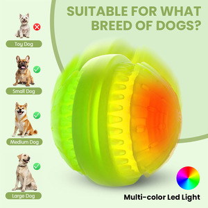Pelota Luminosa Interactiva para Perros de 7cm, Recargable, Juguete Rebotador para Entrenamiento y Juego con Efectos de Luz Coloridos - Product Image 3