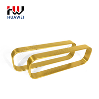 Support de chaise Huawei en acier inoxydable plaqué or, pieds de tabouret, quincaillerie, support de siège fixe sans base pivotante