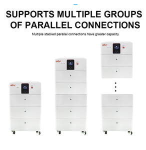 欧盟库存100Ah可堆叠5-30kWh锂离子BMS储能电池离网太阳能发电系统 - Product Image 3