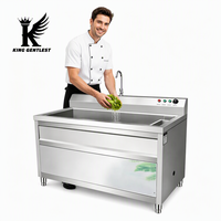 Lavadora de Verduras de Acero Inoxidable, Lavadora de Frutas y Verduras para Uso en Restaurantes, Cantinas y Cocinas