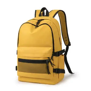 New Stylish Girls Yellow Back Pack Travel Leisure Student Collage School Bag Pack Ladies Laptop Backpack For Women