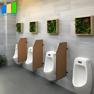 Panel Divisor Privado Compacto de Laminado para Urinario, Tabique Impermeable de HPL para Baños Comerciales - Product Image 3