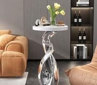 Sculpture de table pour femme, figurine d'art abstrait en résine, statue décorative moderne pour table basse, salon, bureau, entrée