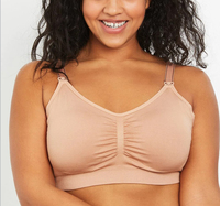 Conçu pour les poitrines de grande taille, fermeture facile à une main, sans couture, sans armatures, confortable, respirant, écologique, maternité