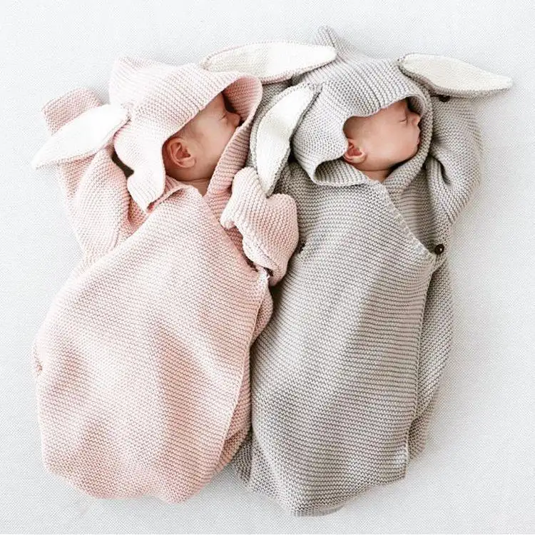 Toptan 100% akrilik bebek kundak uyku çuval bebek güvenlik battaniyesi bebek kundak battaniyesi