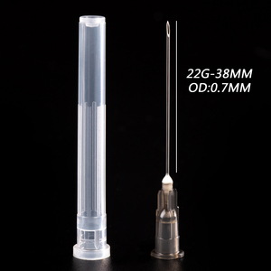 Aiguille hypodermique <span class=keywords><strong>sous</strong></span>-<span class=keywords><strong>cutanée</strong></span> en plastique jetable vétérinaire 31g, aiguille de mésothérapie professionnelle la plus longue 4mm - Product Image 5