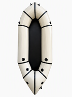 Packraft gonflable pliable individuel en TPU/PVC, léger, étanche, pour sports nautiques, pêche, rivières et aventures