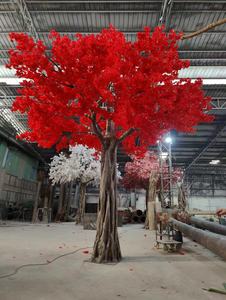 Nouveaux produits grand 3.3m de haut et 10m de large arbre de fleurs de <span class=keywords><strong>cerisier</strong></span> artificiel japonais plein arbre de fleurs en fibre de verre pour la décoration - Product Image 6